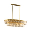 Loft Industry Modern - Wow Oval 2Row Chandelier